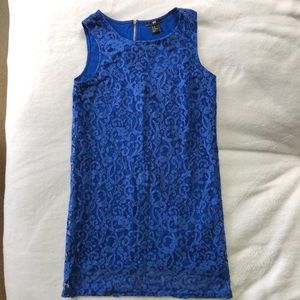 Royal Blue Lace Dress